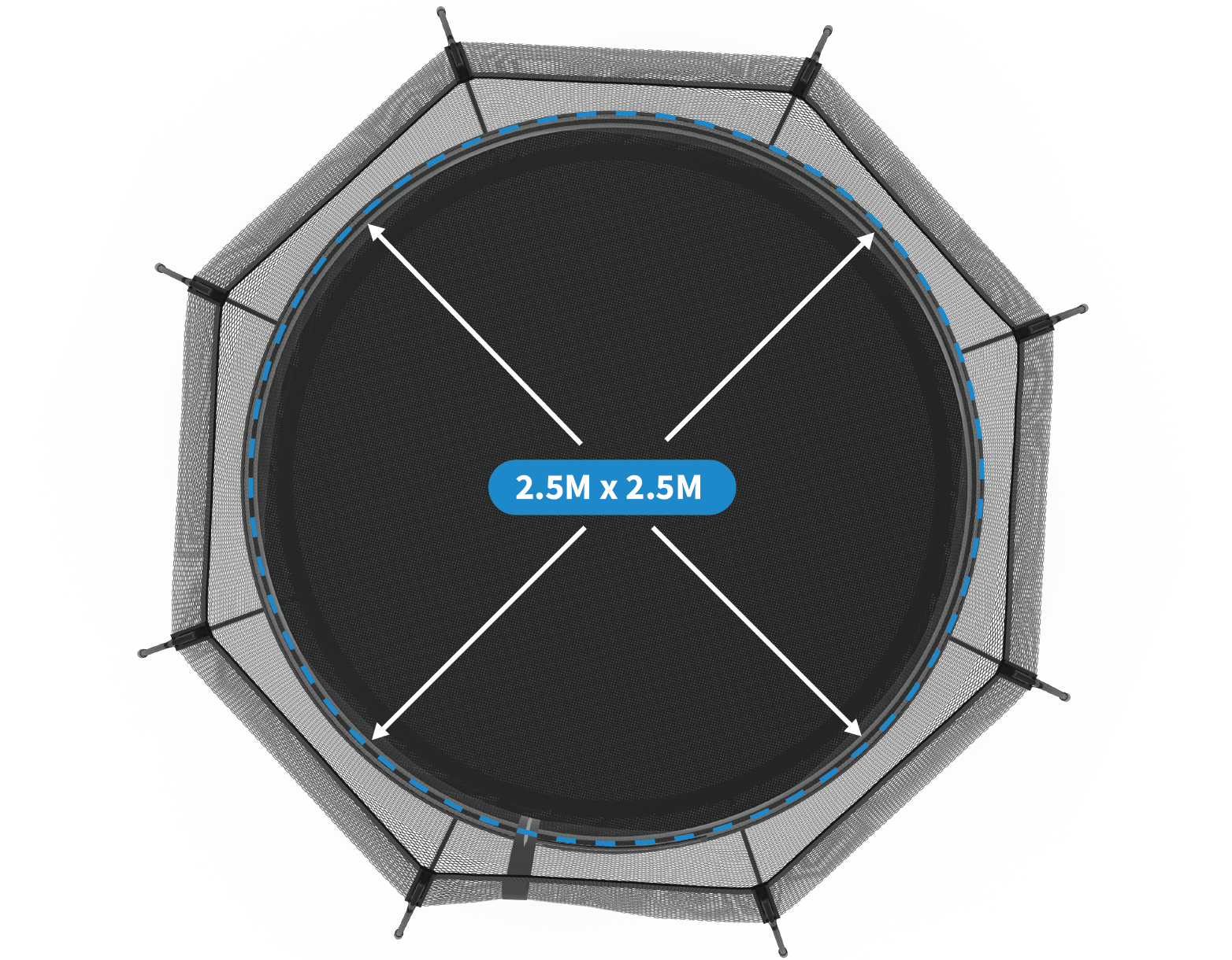 Compact Round Trampoline R54