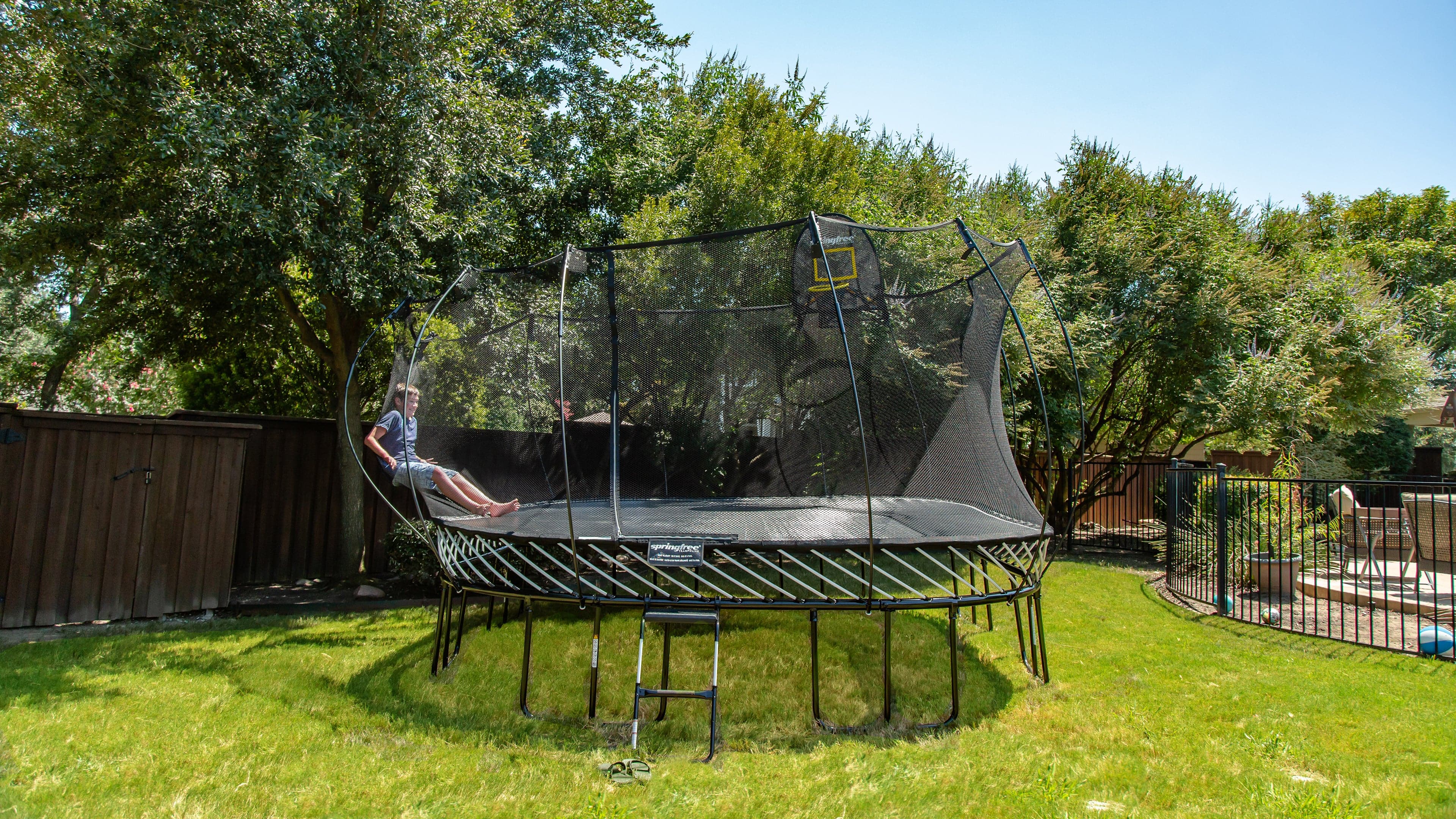 Trampoline carré géant 