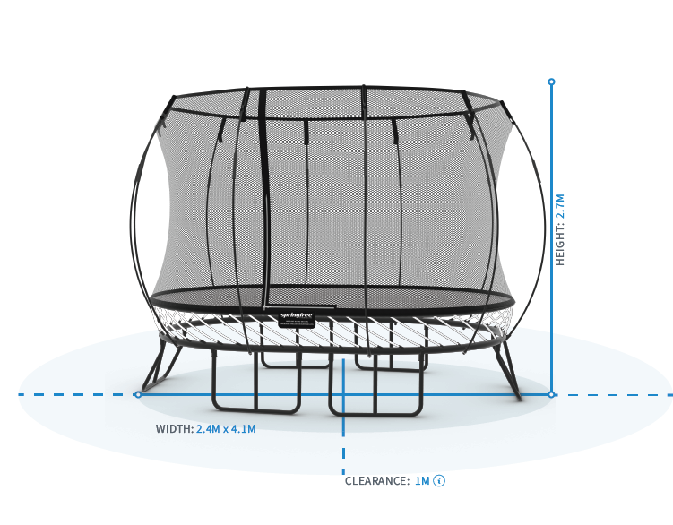 Grand Trampoline Ovale O92 - Best Seller