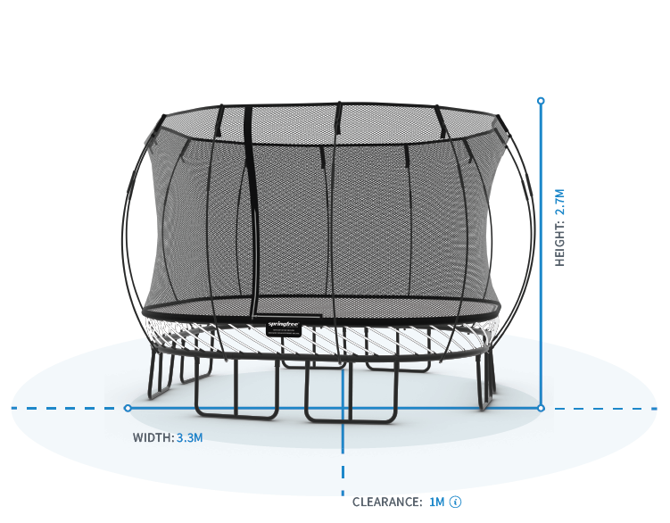 Grand Trampoline Carré S113 - Best Seller